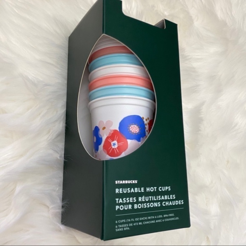 STARBUCKS 2020 Spring/Easter Reusable Hot Cups (6)
